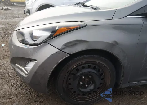 2014 Hyundai Elantra Limited из США, поврежденный, VIN 5NPDH4AE5EH473219